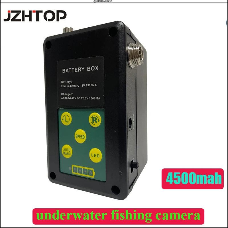 DC12V 4500mah Rechargeable Lithium Battery Box Controller For Underwater Fishing Camera SY-8200 SY-8200C SY-8200D