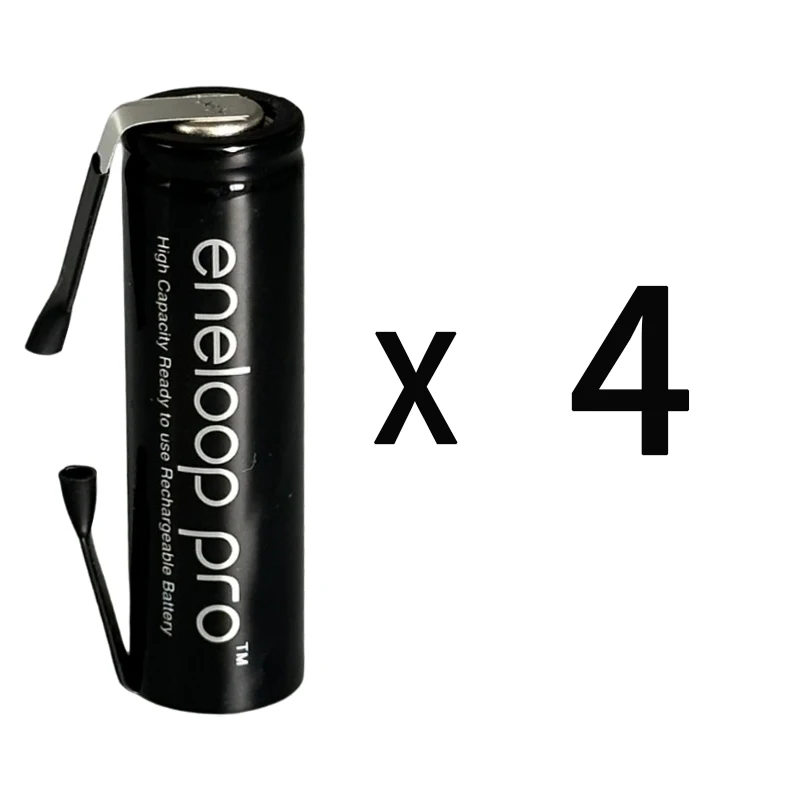 Panasonic AA 1.2V 2550mAh Oplaadbare Batterij Ni Mh Batterij Groene Shell Philips Elektrisch Scheerapparaat Tandenborstel Met Lasschoen