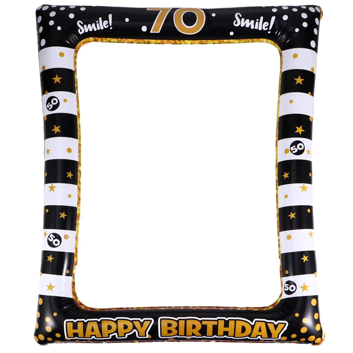 1Pcs Birthday Inflatable PVC Photo Frame Creative Festival Party Supply Unique Photo Prop Lightweight Fun Elements for Carnival
