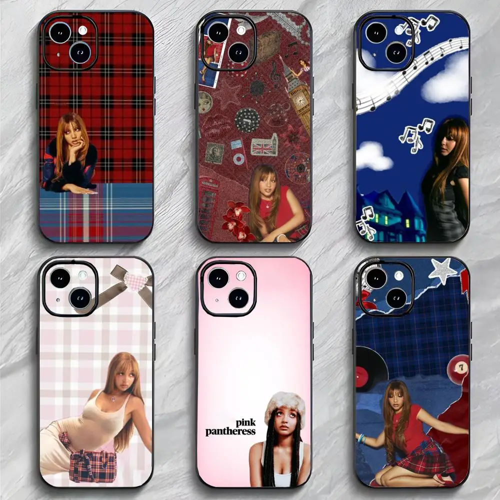 Singer Trendy P-PinkPantheress Phone Case Phone Case Trend Soft Packaging Lightweight For iPhone17 16 15 14 ProMax