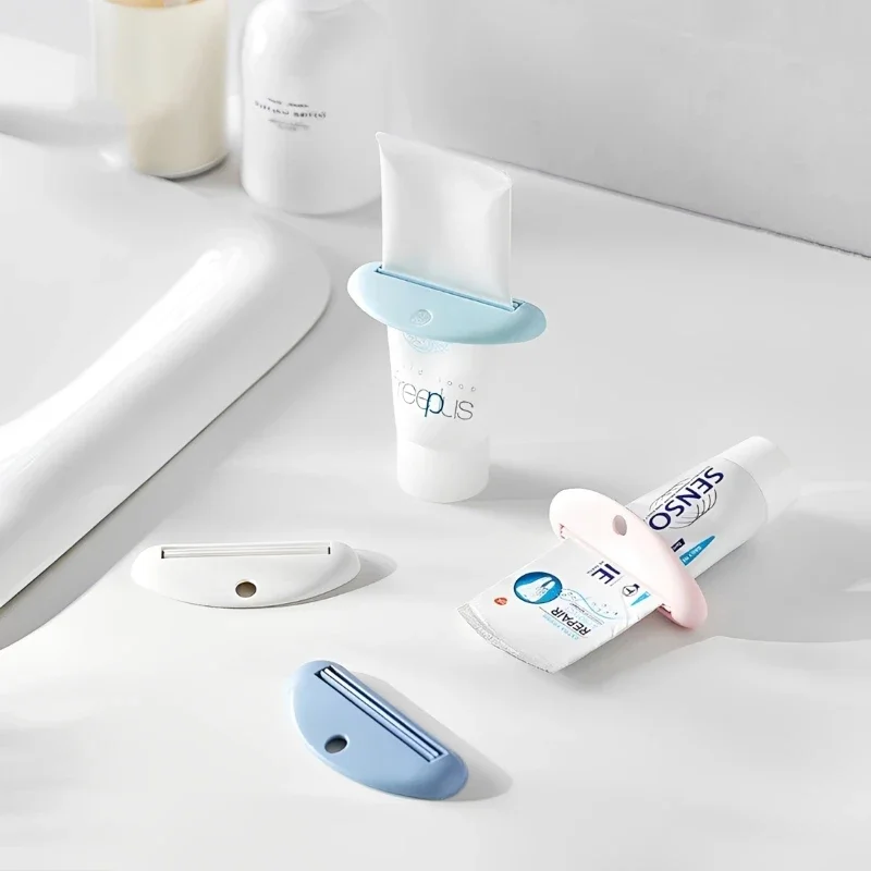 Toothpaste Squeezer Manual Squeezed Toothpaste Tube Clips Multifunction Facial Cleanser Dispenser Squeezer Bathroom Accessories