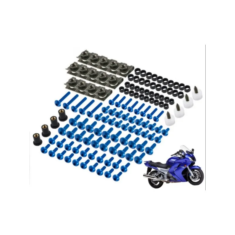 177PCS M5 M6 Screws Motorcycle Bolts Screws Fair Bolt for YAMAHA YZF R1 R15 R25 R3 R6 R125 R15 R25 MT03 MT07 MT10 Suzuki GSXR