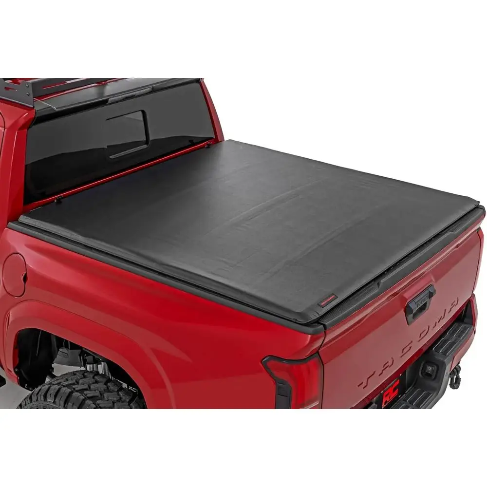 

Soft Roll Up Truck Bed Tonneau Cover for Tacoma (2024-2025) - Fits 5' (60") Bed, Weather-Resistant Roll Up Bed Cover