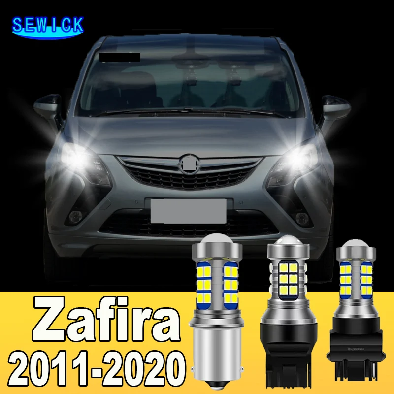 2szt Podwójny kierunkowskaz LED + światła do jazdy dziennej DRL Akcesoria do Opel Zafira A Life Bus 2019-2020 Tourer C 2011-2019