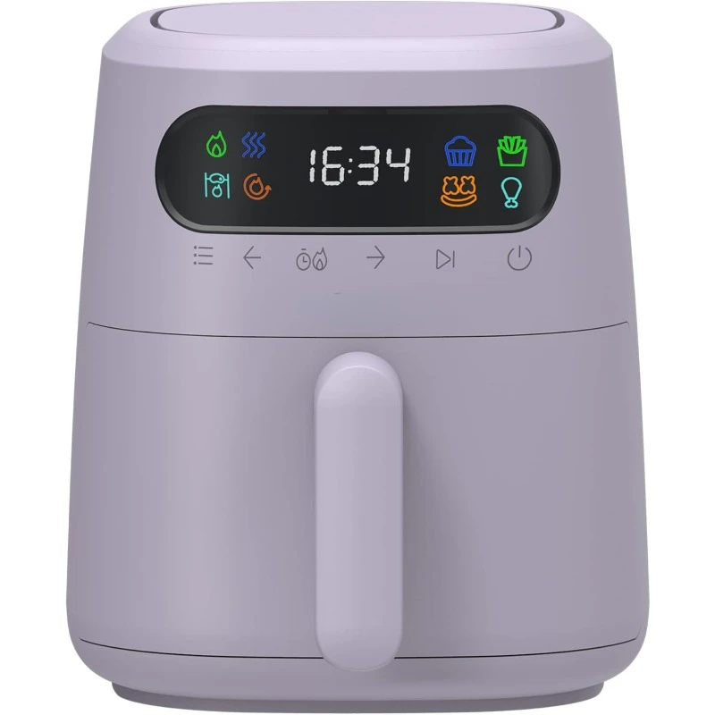 Marshmello 3.0 QT Digital Air Fryer with TurboCrisp Technology, Touch Screen Temperature Control, Timer and Auto Shut-off