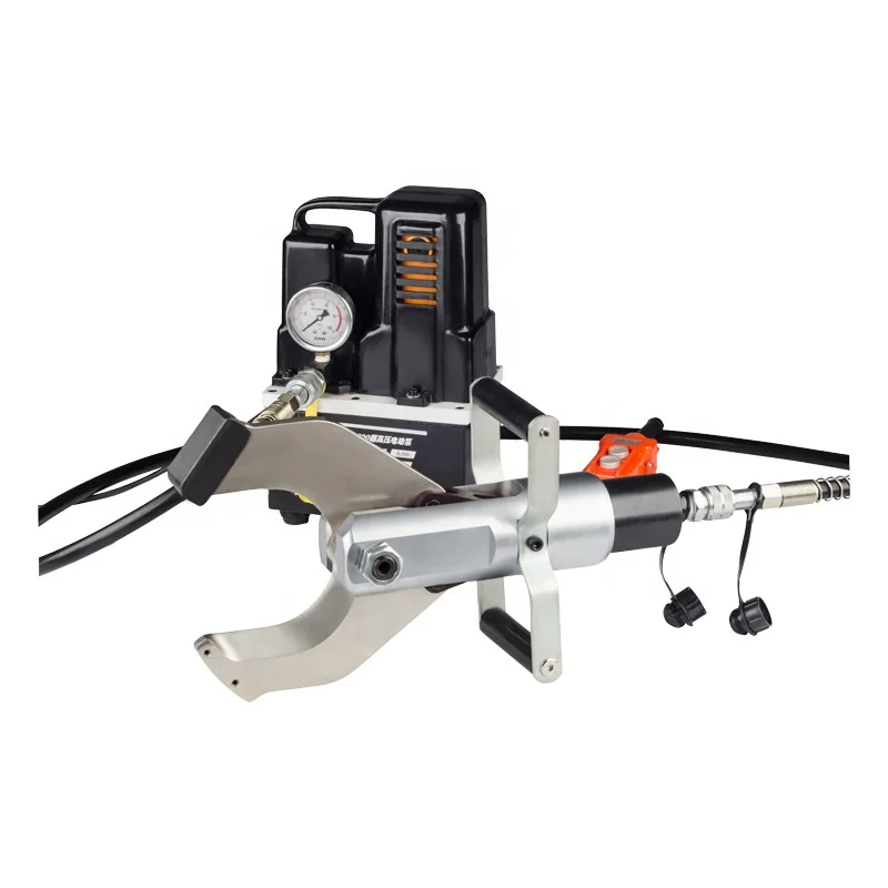 Split electro-hydraulic cable cutter open cut aluminum alloy