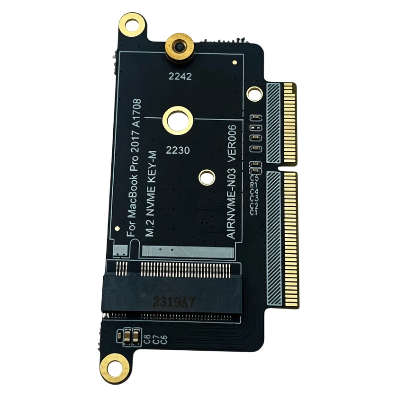 NEW NVMe PCI Express PCIE to M2 SSD Adapter Support 2230/2242 Key-M NVME M.2 SSD Converter for Macbook Pro 2016 2017 A1708 Model