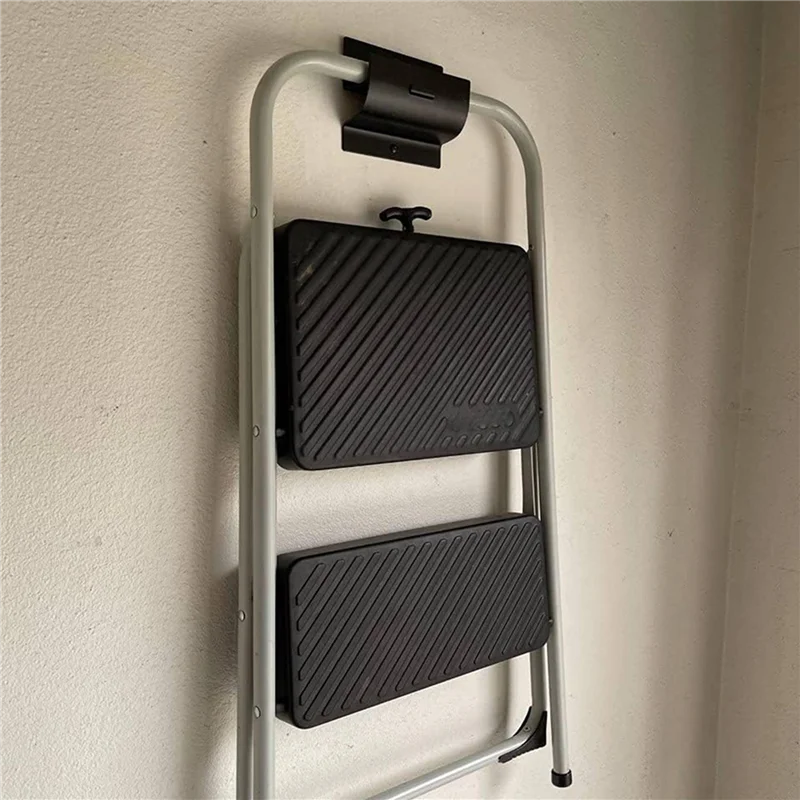 

TKOH-3X Heavy-Duty Ladder Hanger-Wall Mount Ladder Hooks For Ladder Storage-Wheelbarrow Hangers For Garage Wall-1 Pack