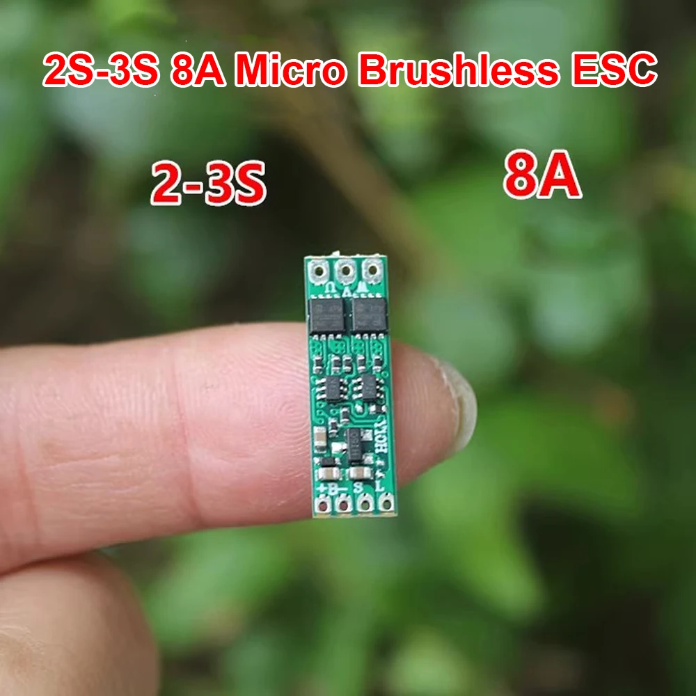 2S-3S 8A Mini BLDC Brushless Motor Driver Board Micro Electric Regulator Drive Electronic Speed Control for Aircraft Model Motor