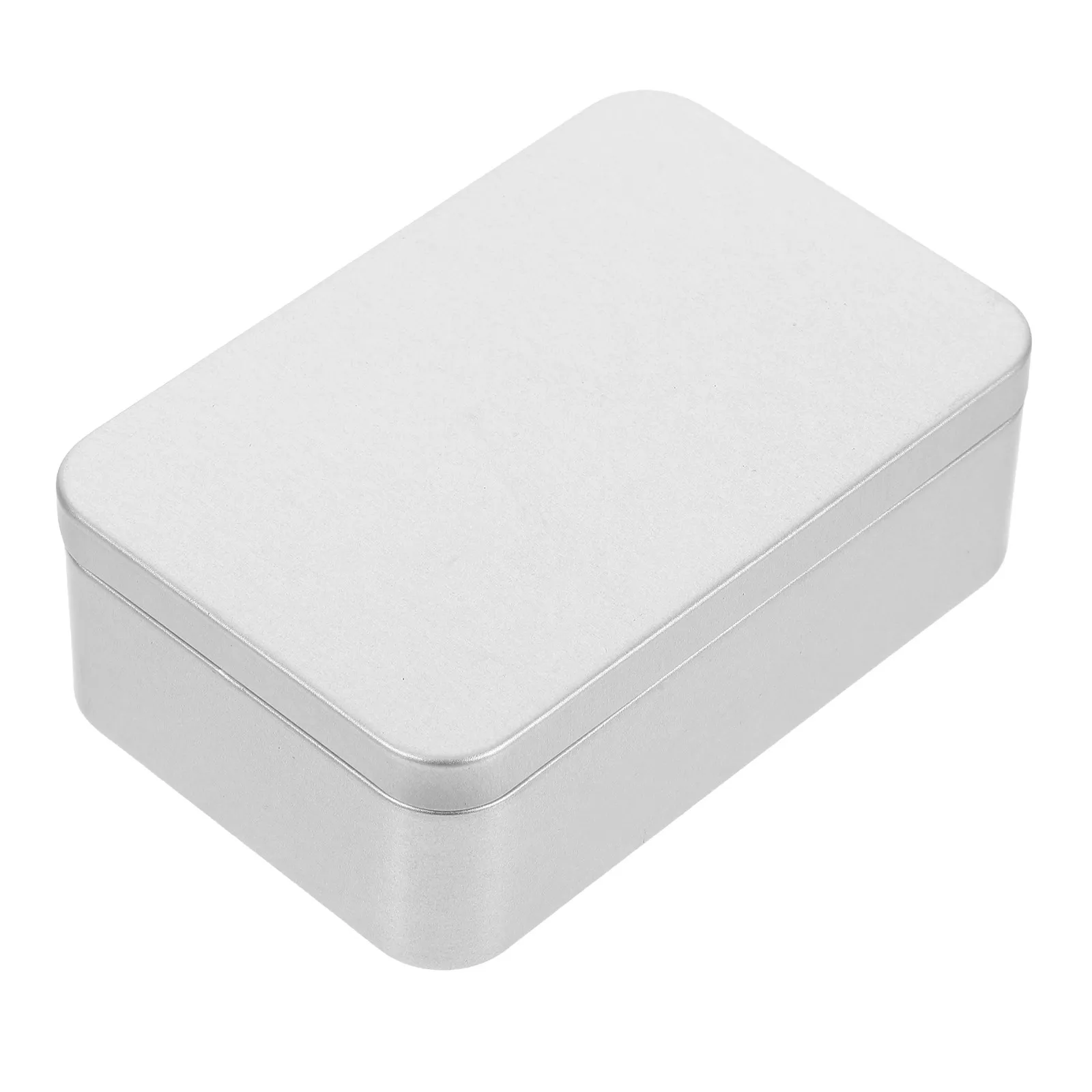Versatile Tinplate Storage Box Lightweight Portable for Sewing Tools Embroidery Kits Greeting Cards Money