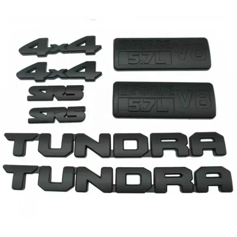 

8pcs for Toyota TUNDRA covered vehicle label Tundra pickup truck SRS 4X4 V8 5.7 limited off-road modified vehicle label sticker