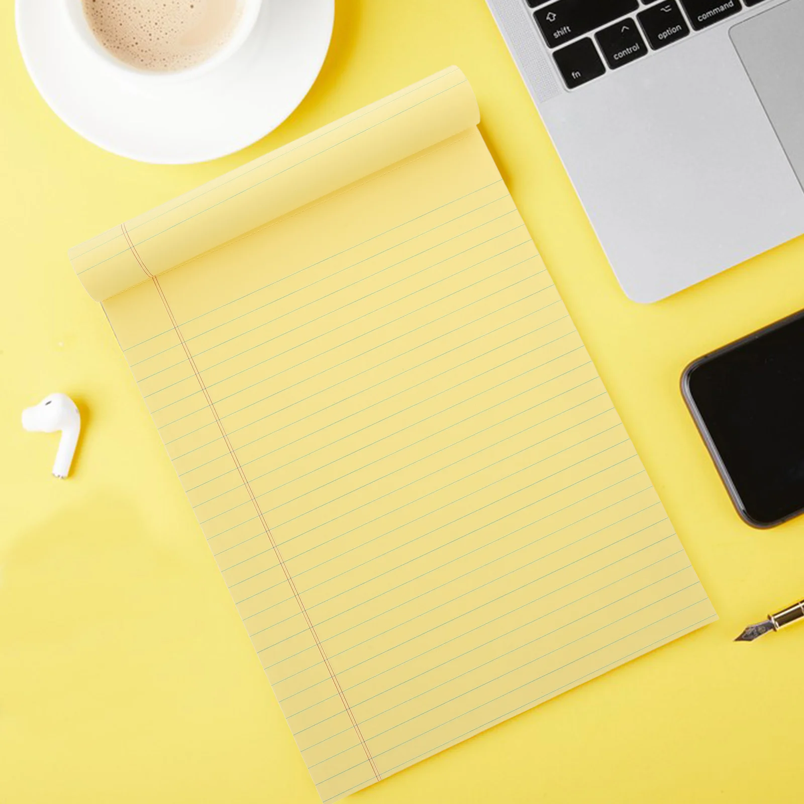 4pcs Lined Tear Thick Paper Suitable All Pens Legal Pads Portable Memo Book for Office Home Planner