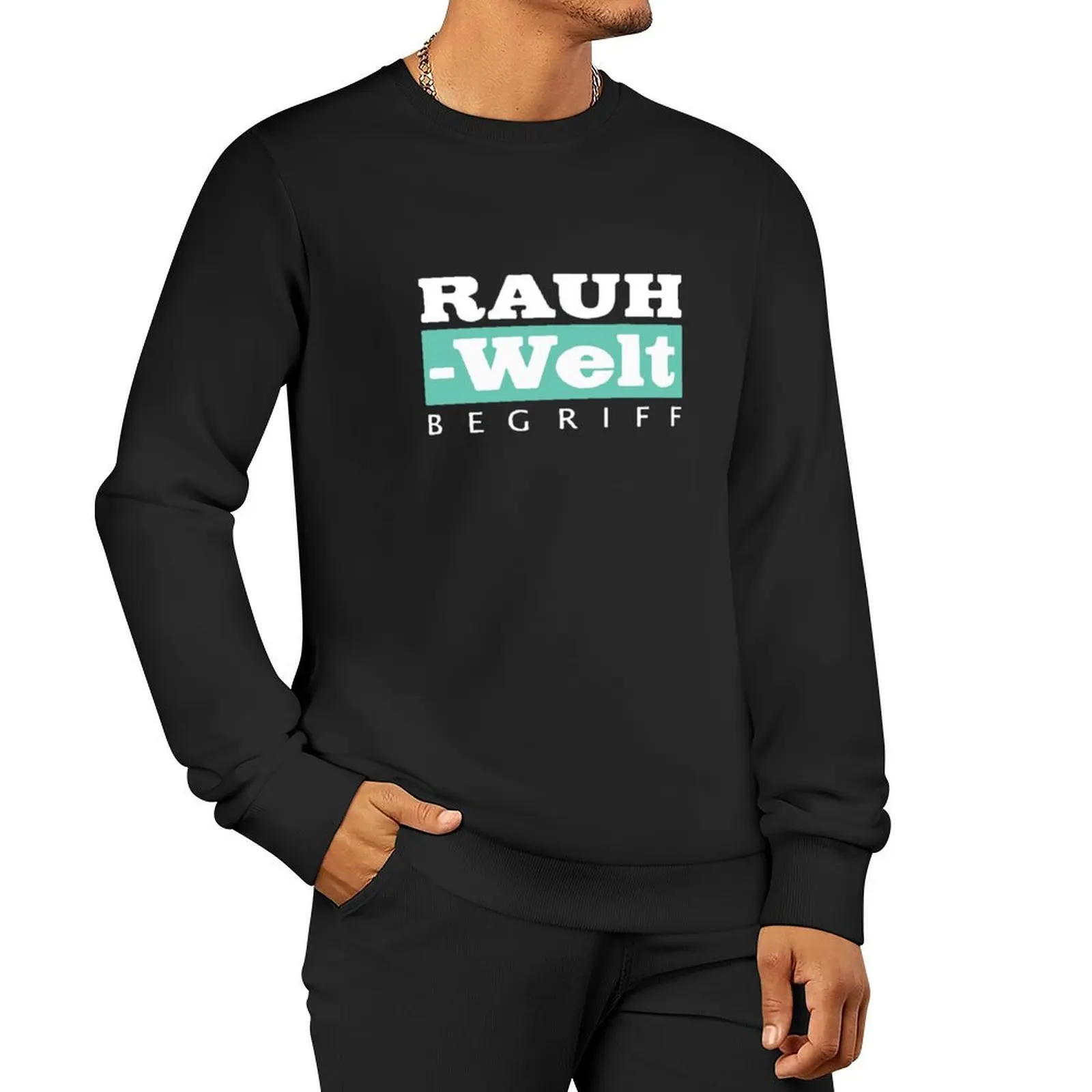 Minty Mint RWB Rauh Welt Begriff Logo Pullover Hoodie korean autumn clothes men wear autumn jacket men sweatshirt male