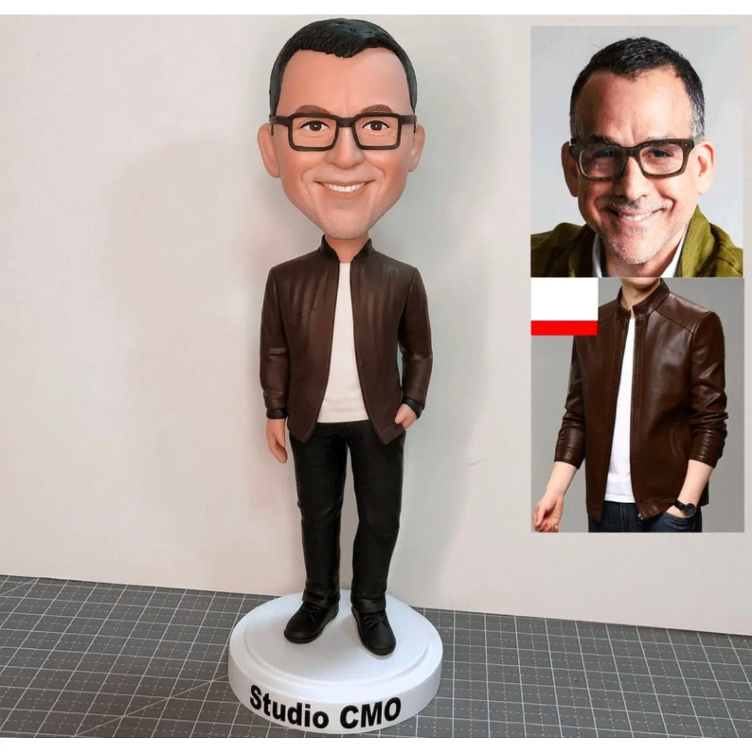 

Design Your Own Bobblehead Personalized Polymer Clay Figurine Custom Gift For Him Handmade Full Body DIY Figure Keepsake Gift