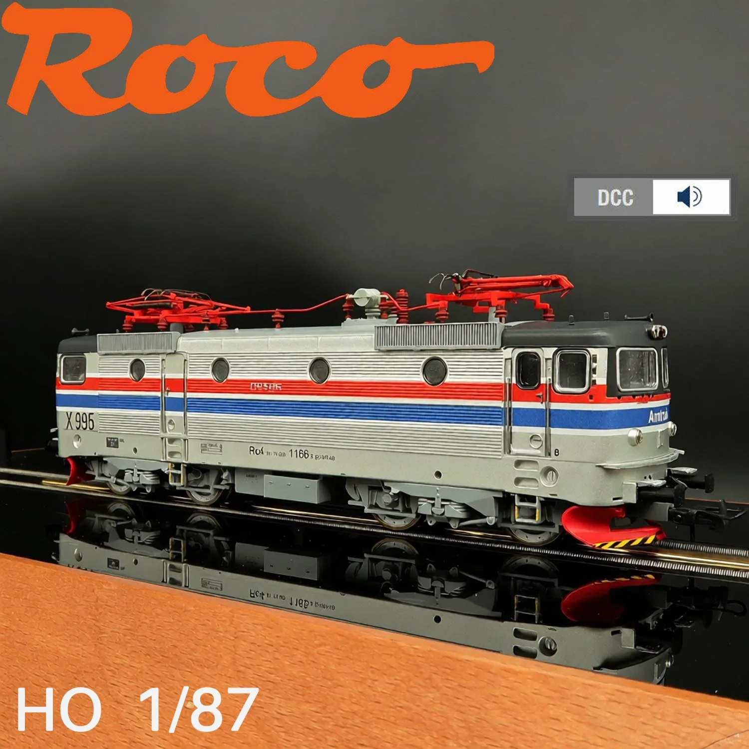 ROCO HO Scale 1/87 Train Model RC4 Electric Locomotive 7510210 Digital Sound Highly Simulated Model Adult Collection Hobby Gift