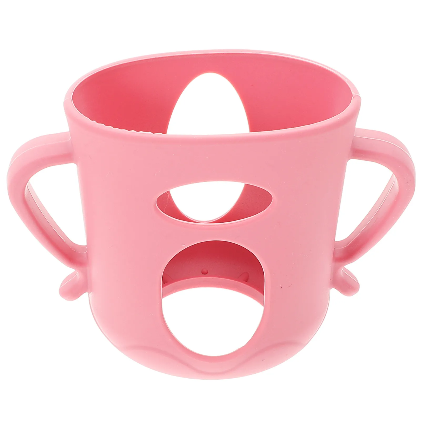 

Universal Silicone Baby Bottle Handle Wide Neck Ergonomic Baby Bottle Soft Material Aid for Newborns