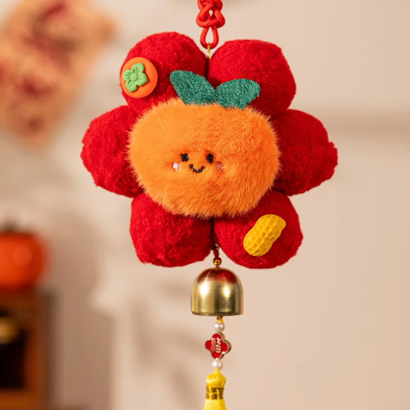 1PC New Year Decoration Pendant New Plush Living Room Joyful Atmosphere Decoration Spring Festival - Image 4