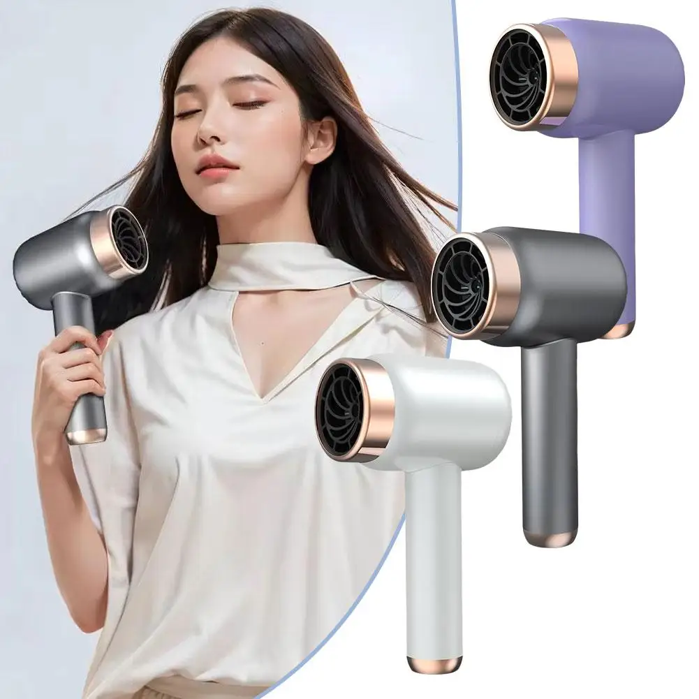 Usb Hair Dryer Wireless Hair Dryer Charging Hair Dryer Home And Dormitory Portable Dryer Cold Negative Ion Hair Unplugged H B3A8