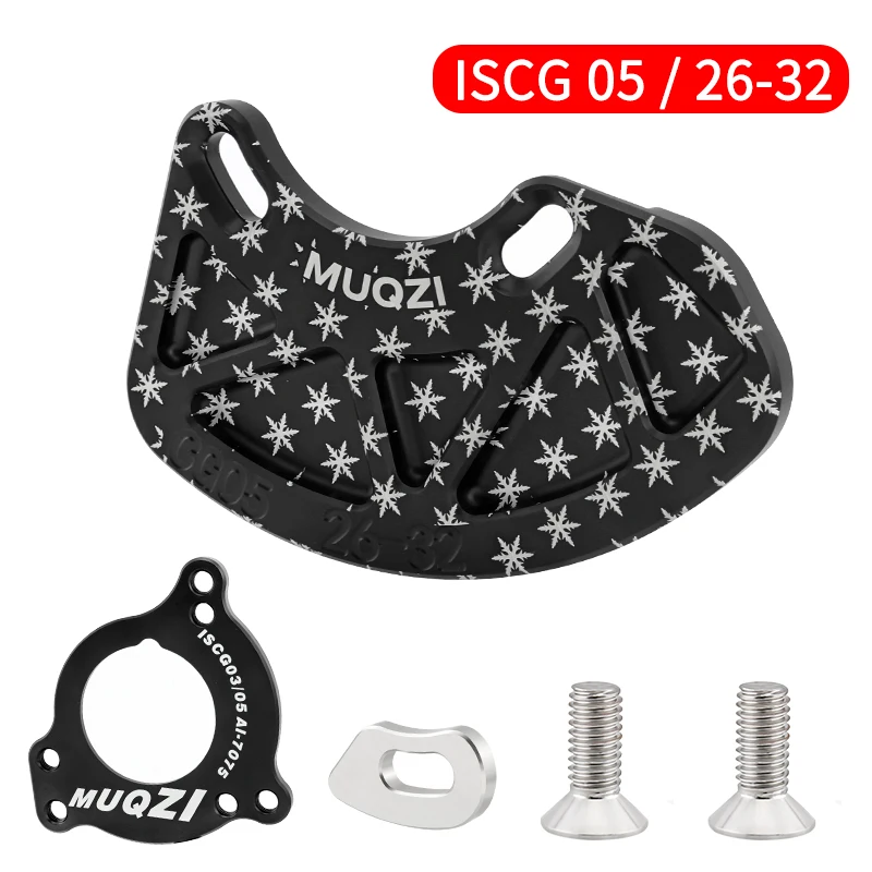 MUQZI Bicycle Bash Guard 26-32T 34-38T Chain Guide ISCG 03 05
