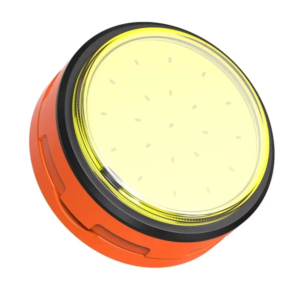 High Power Mini Flashlight with Magnet Base Portable LED Camping Light 3 Lighting Modes Rechargeable Emergency Light Lamp