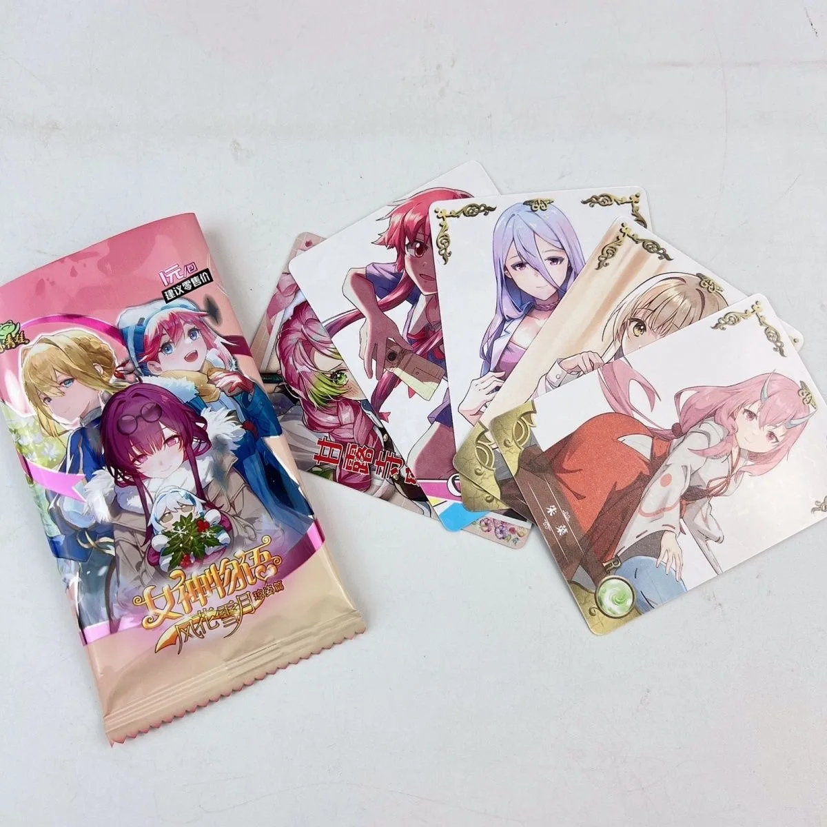 Nieuwe Hot Godin Verhaalkaart Fufeng Hoofdstuk Kleurrijke Flashcard Anime Karakter Collectie Kaartspellen Speelgoed Meisjes Geschenken