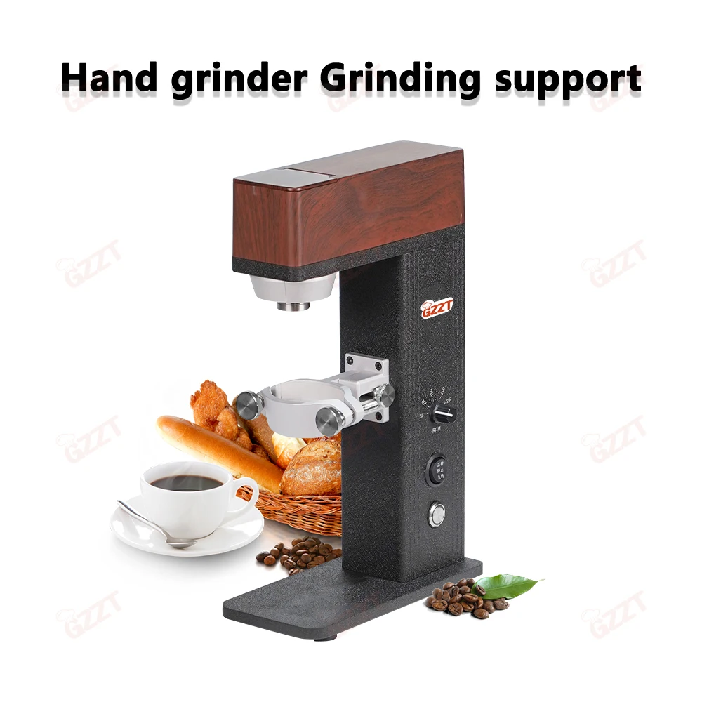 GZZT MG-U Variable Speed Grinding Stand for Hand Grinder Coffee Grinder Support Suitable for Most Hand Grinder 50-300RPM