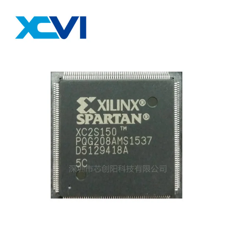 

XC2S150-5PQG208C EncapsulationQFP-208Brand новый оригинальный чип IC