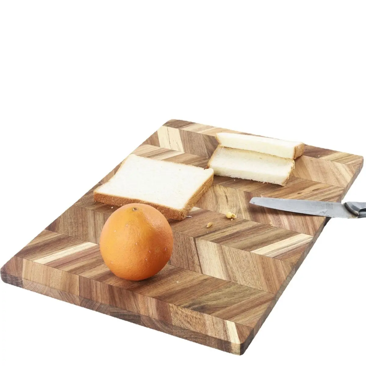 Home Use Solid Wood Cutting Board - High-Appearance Grid Pattern, Thickened Spliced Chopping Board, Anti-Corrosion Antibacterial
