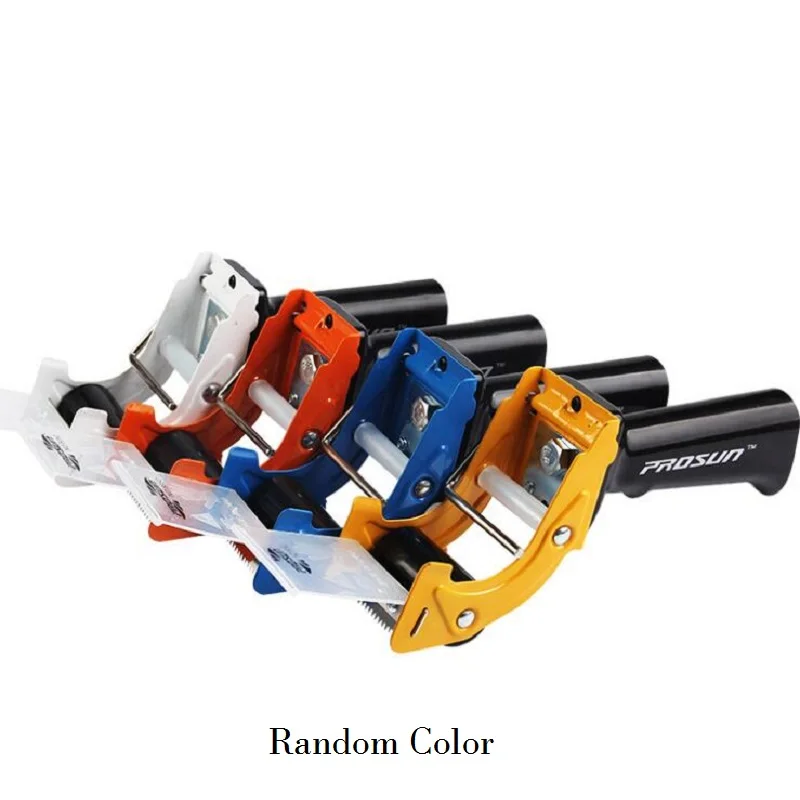 80mm Heavy Duty Tape Gun Dispenser 3 Inch Large Packing Packaging Sealing Cutter for Office Use, Warehouse Workers; Random Color
