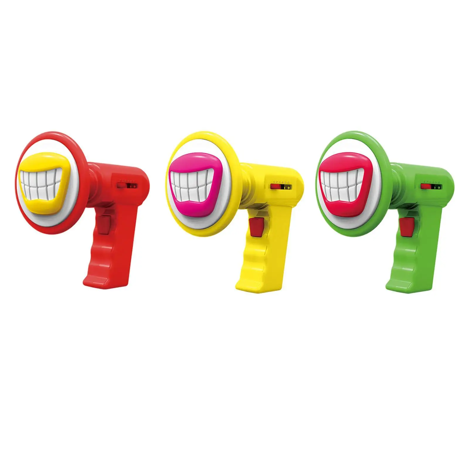 Trumpet Changer Loud Speaker Funny with 6 Kinds Voices Megaphone Microphone Toy Sound Effect Trick Joke Toy Party Favors Age 5+