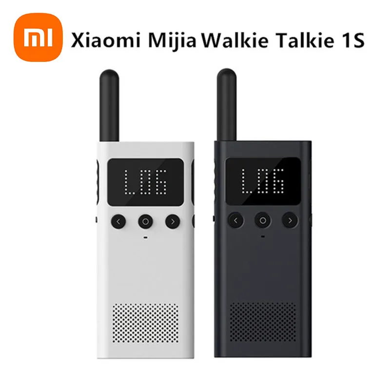 Original Xiaomi Mijia Smart Walkie Talkie 1S/ 2S With FM Radio Speaker Phone APP Control Location Share Fast Team Talk Outdoor