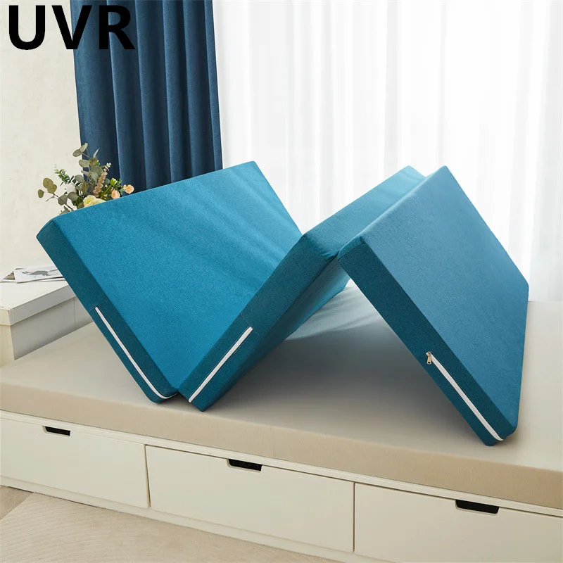 UVR Latex Mattress Slow Rebound Memory Foam Filling Student Dormitory Tatami Bedroom Hotel Double Foldable Lightweight Mattress