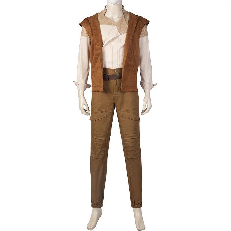 Movie Cassian Cosplay Costume Men Battle Suit Vest Top Pants Full Set Halloween  Carnival Outfit