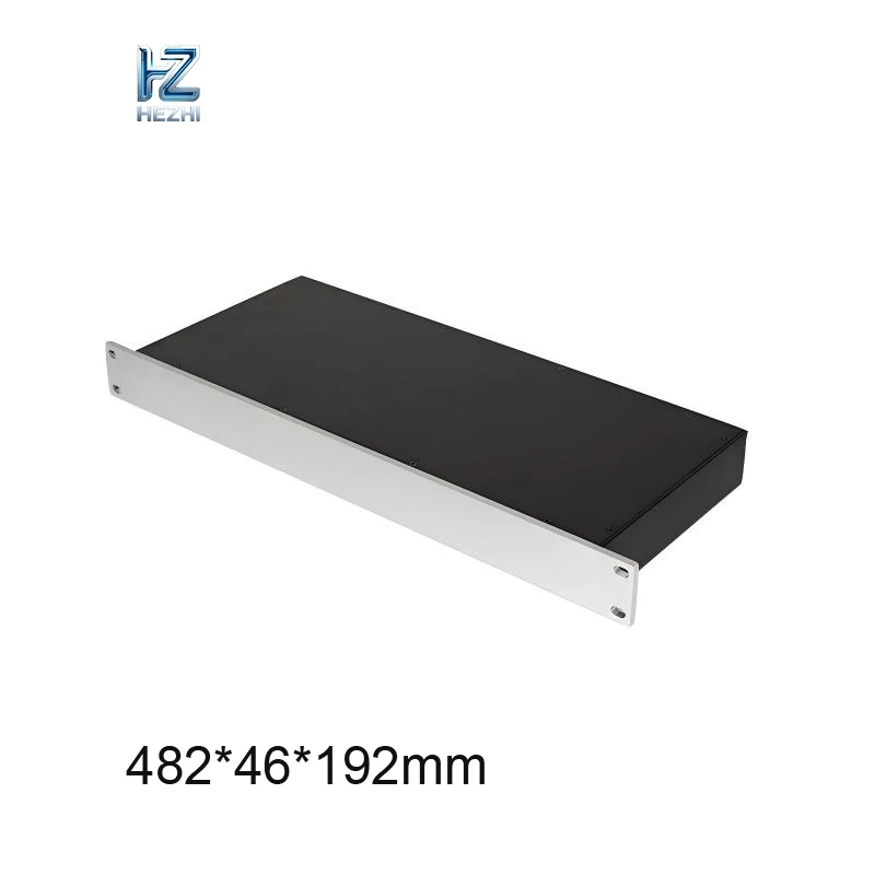 HZ 428/482*46*192mm 19-inch 1U Standard Chassis Rackmount All-Aluminum Industrial Control Chassis Box Shell