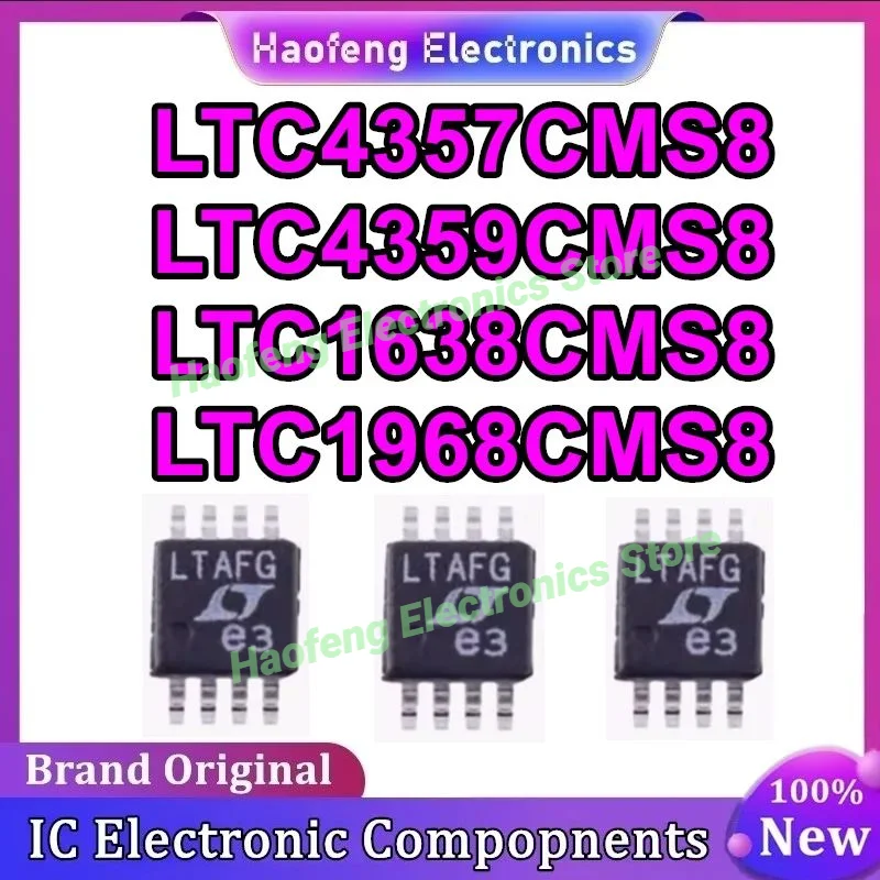 5PCS LTC4357CMS8 LTCXD LTC4359CMS8 LTFKD LTC1638CMS8 LTCY LTC1968CMS8 LTAFG Msop-8 bga Chipset 100% New Original in stock