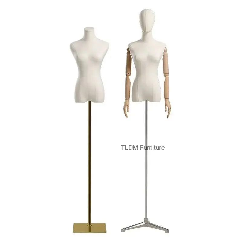 

Store Shop Thickened Wedding Half-body Display Female & Mannequin Dress Props Window for Stand Clothing FYMQ