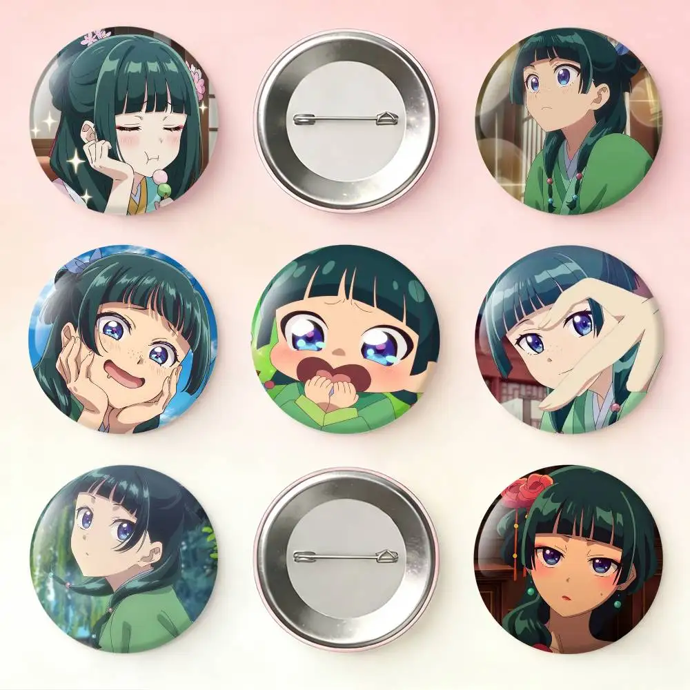 

The Apothecary D-Diaries Maomao Badges 25 32 44 58 75 mm Round Fans Collect Friends Gifts Brooch Souvenir