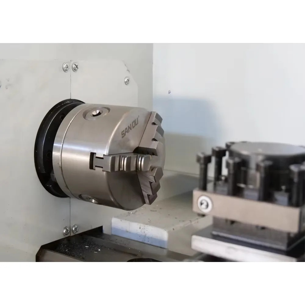 الصين هواية صغيرة أفقية سرير مسطح مخرطة CNC المعدنية Hine Cnc210 للتعليم المدرسي والاستخدام الشخصي