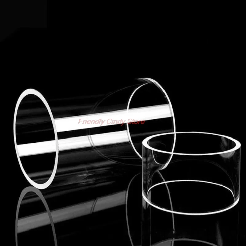 1pcs Stove Viewing quartz glass hood High temperature resistant 1200°C Round Fire stove Glass Wind Guard glass shield