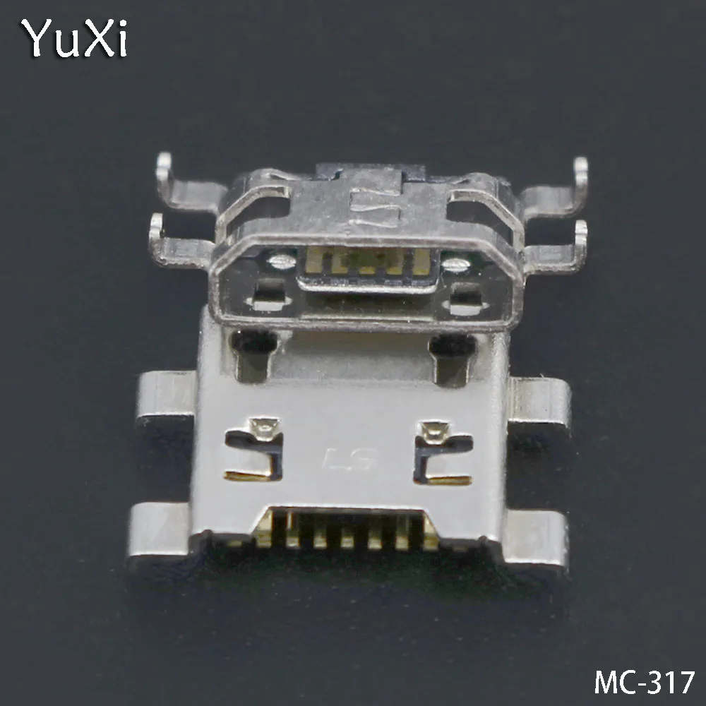 YuXi 1pcs Micro USB Charge Port Socket Jack Dock Plug For LG G4 F500 H815 For LG V10 K10 K420 K428 Charging Connector replace