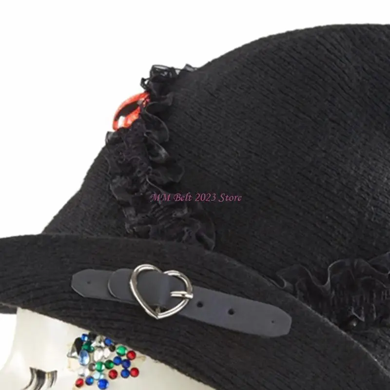 

49me Halloween Witches Hat Witch Witch Party Halloween Witch Hat Wizard Hat шерсть шерсть ведьма для женщин ведьмы Хэллоуин