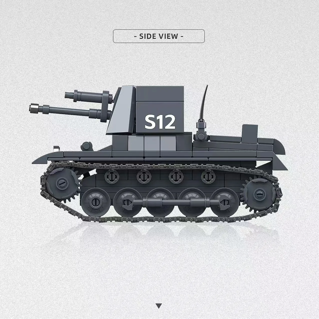300004 Panzerjäger I Destruido - Lego Compatible Military Tank avaliação e preço