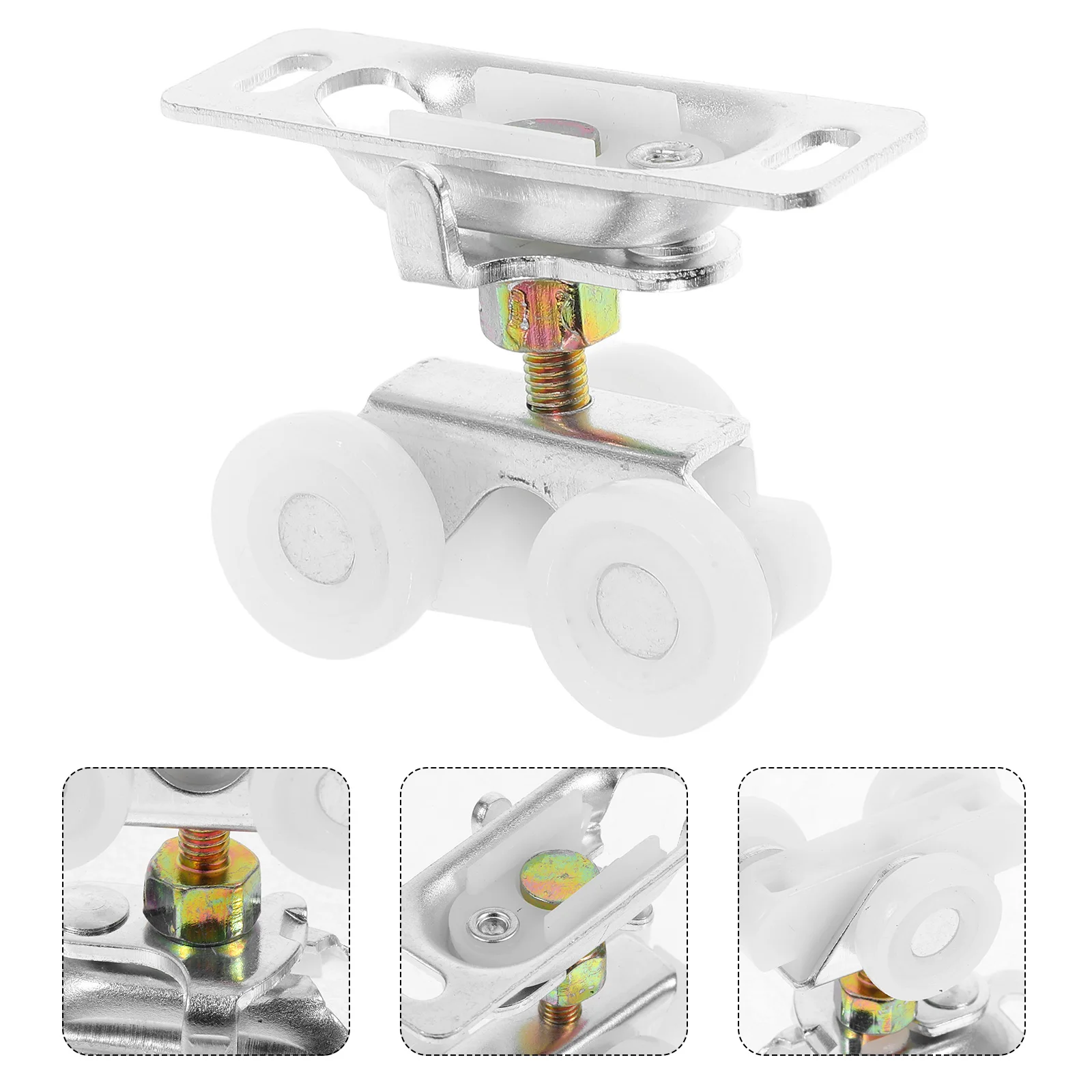 

1 set 1 Set Rv Pulley System Camper Sliding Door Hardware Replacement Glide Roller Track Mechanism Durable Easy Installation For