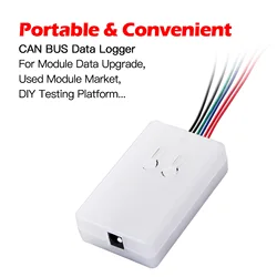 CAN BUS registrador de datos para todos los módulos de BUS CAN, transceptor de datos, herramienta de diagnóstico automotriz para EPS/IP/HMI