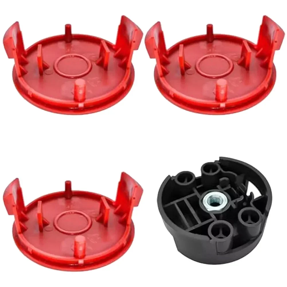 Red Lid Lawn Mower Accessories Garden Maintenance Convenient Installation Daily Use High-quality Plastic Perfect Fit