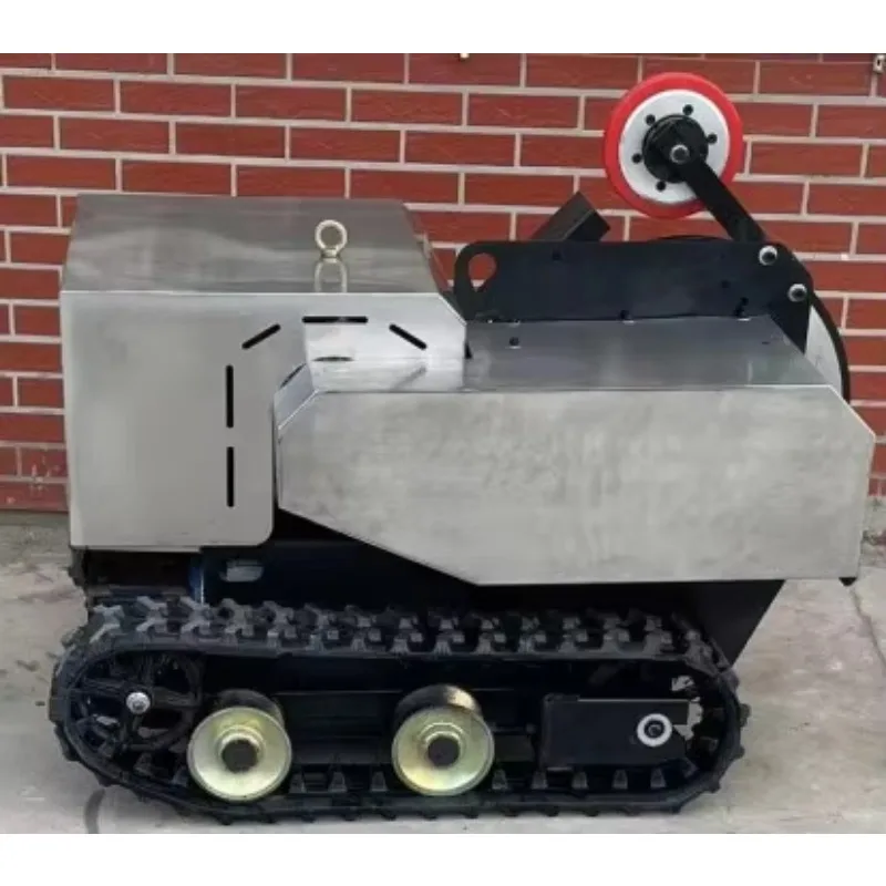 22 Kw 30kw 37kw Rubber Track Diamond Electric Wire Sawing Concrete Stone Granite Rock Quarry Wire Saw Machine