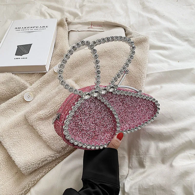 Evening Bag Trend Luxury Designer Butterfly-shaped Diamonds Handbags For Women 2023 New Fashion Party Bag Clutch Wallet Bags