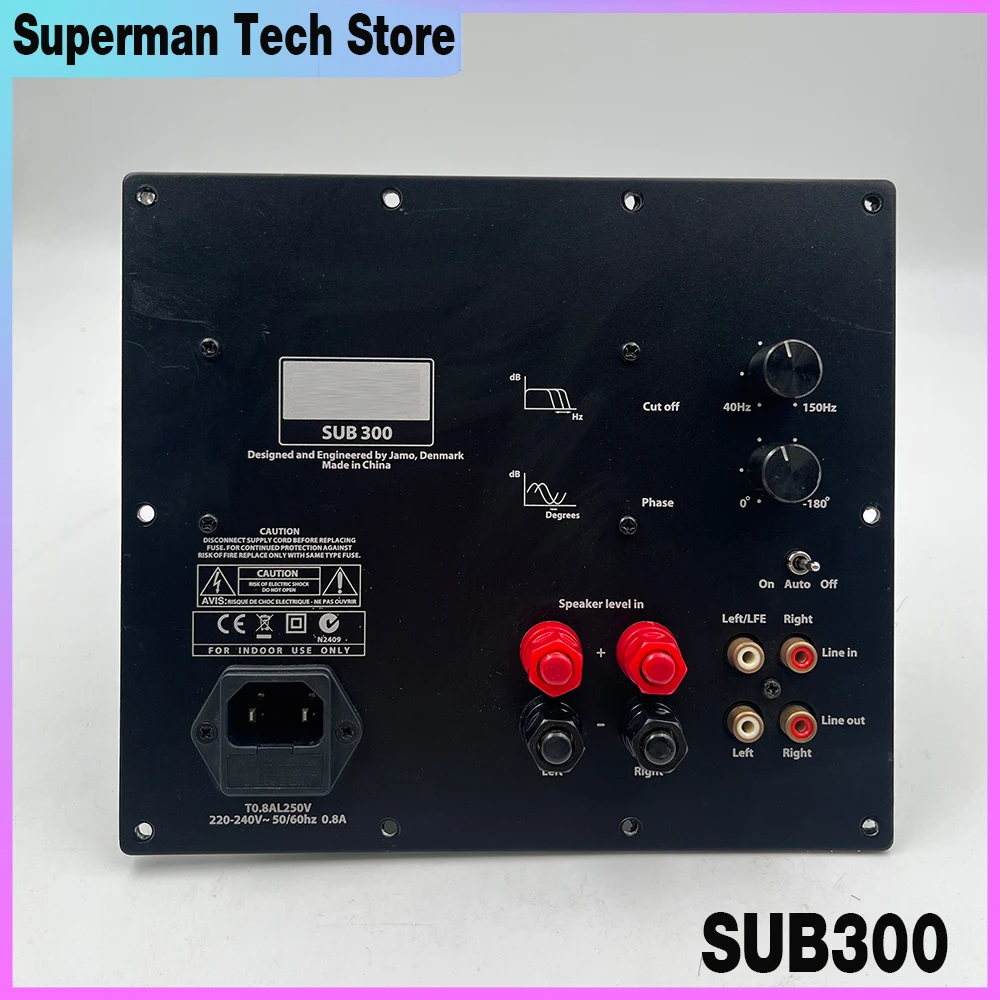 

SUB 300 For Jamo digital switch power supply 220V subwoofer amplifier board size 18 * 20cm SUB300