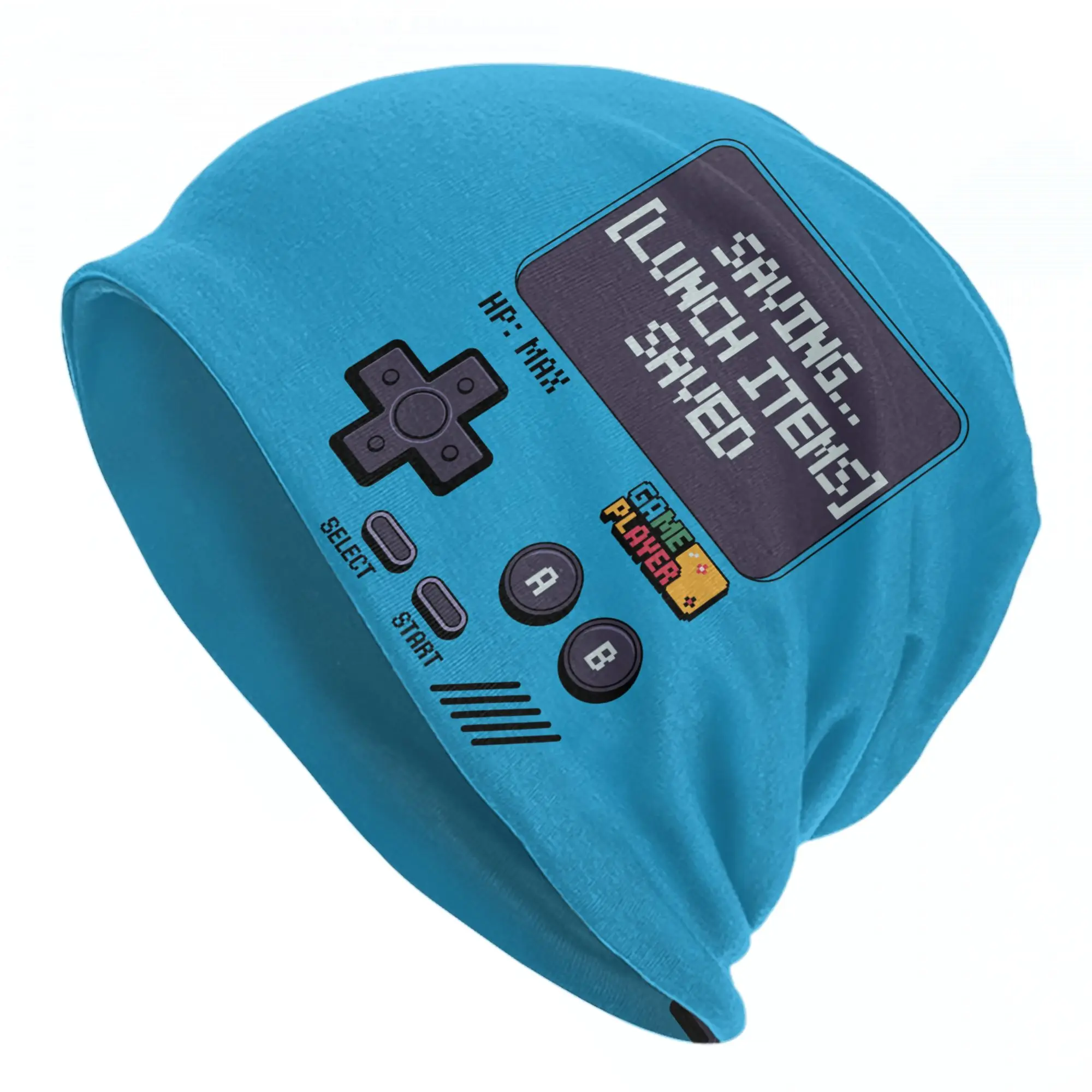 Retro Arcade Game Pad Beanie Cap for Men Women Streetwear Gift for Vintage Gamer Beanies Hat for Hiking