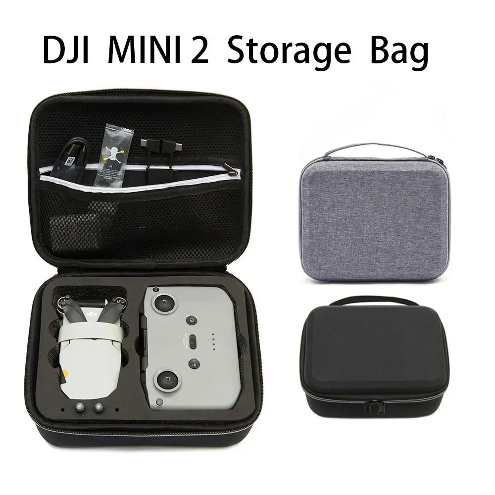 Aufbewahrungstasche Grau Schwarz Fernbedienung Box Für Dji Aufbewahrungstasche Für Dji Handtasche Für Dji Mini 2-Box Für Dji Tragetasche